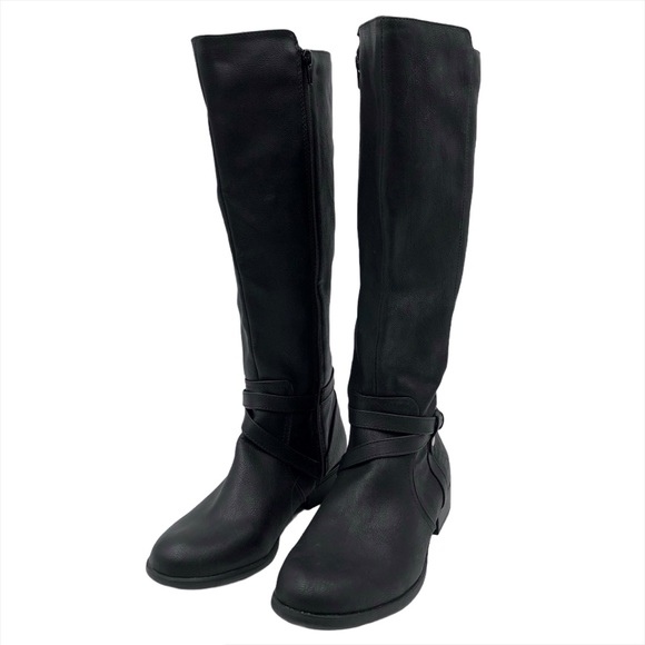 LifeStride Xtrovert Riding Boots, Black, Sz 8.5 - Picture 3 of 13